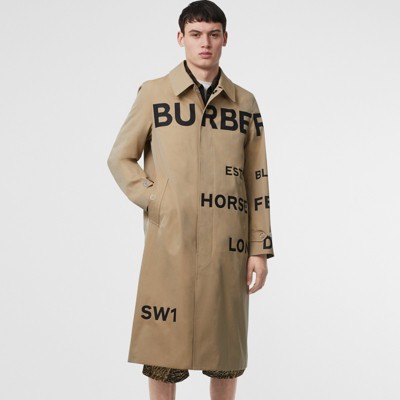 burberry print coat