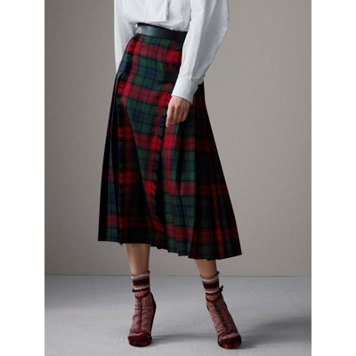 burberry tartan skirt