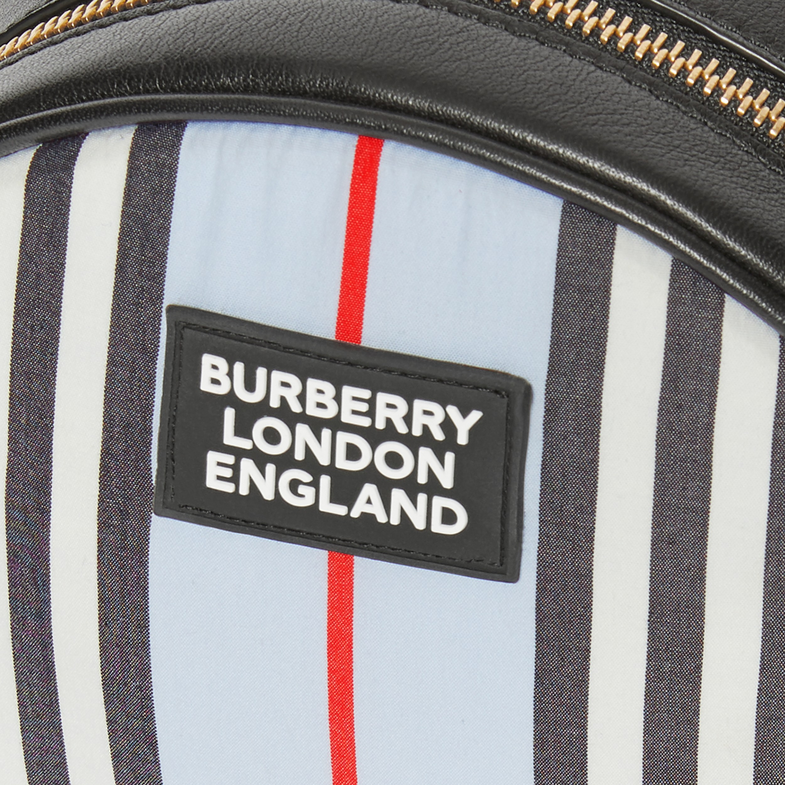 Icon Stripe Nylon Crossbody Bag in Pale Blue - Children | Burberry ...