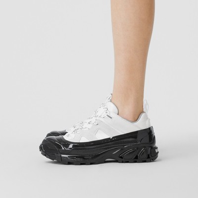 nylon and suede arthur sneakers