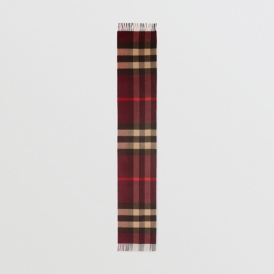 burgundy burberry