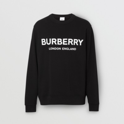 burberry black logo sweatshirt