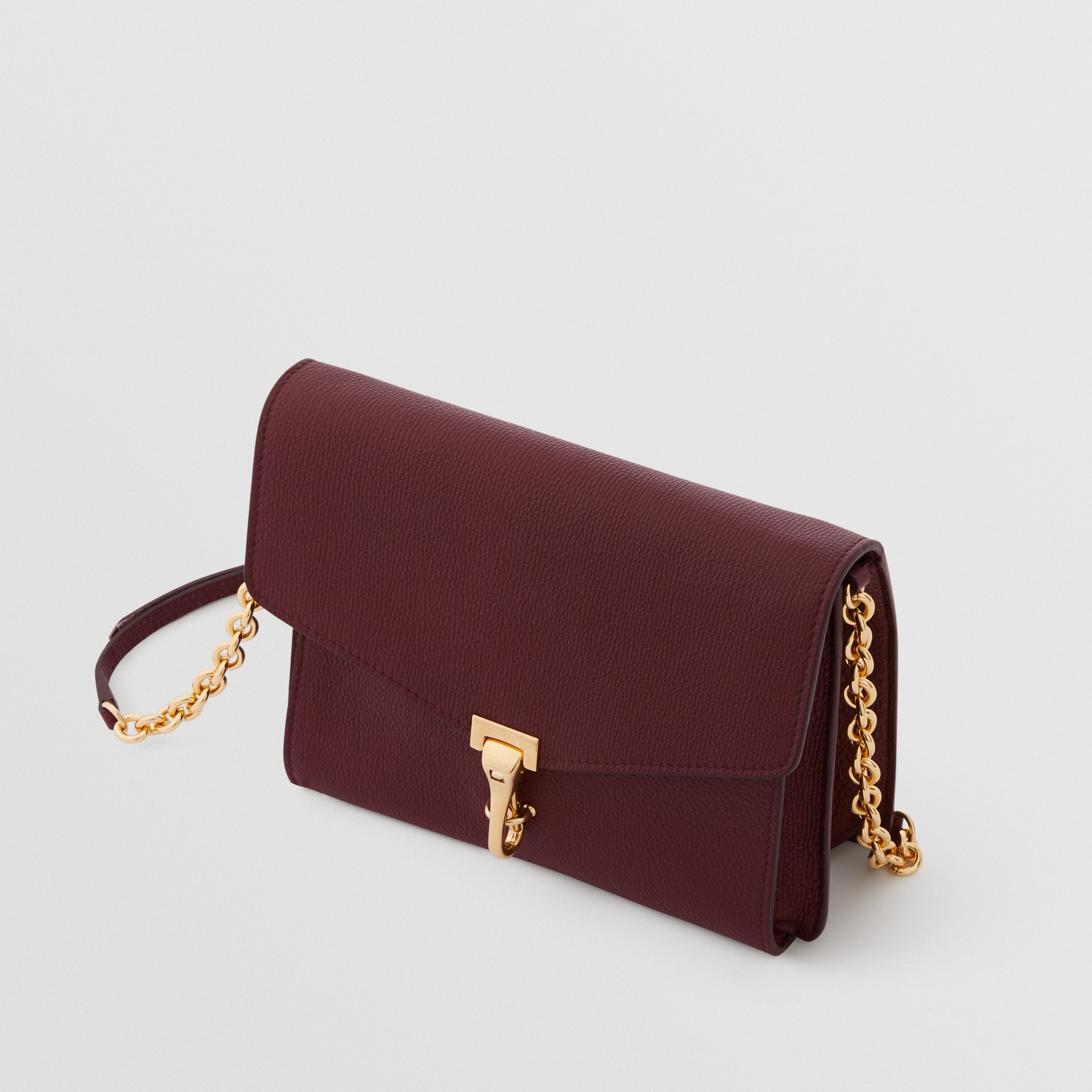 Small Leather Crossbody Bag in Mahogany Red - Women | Burberry Canada