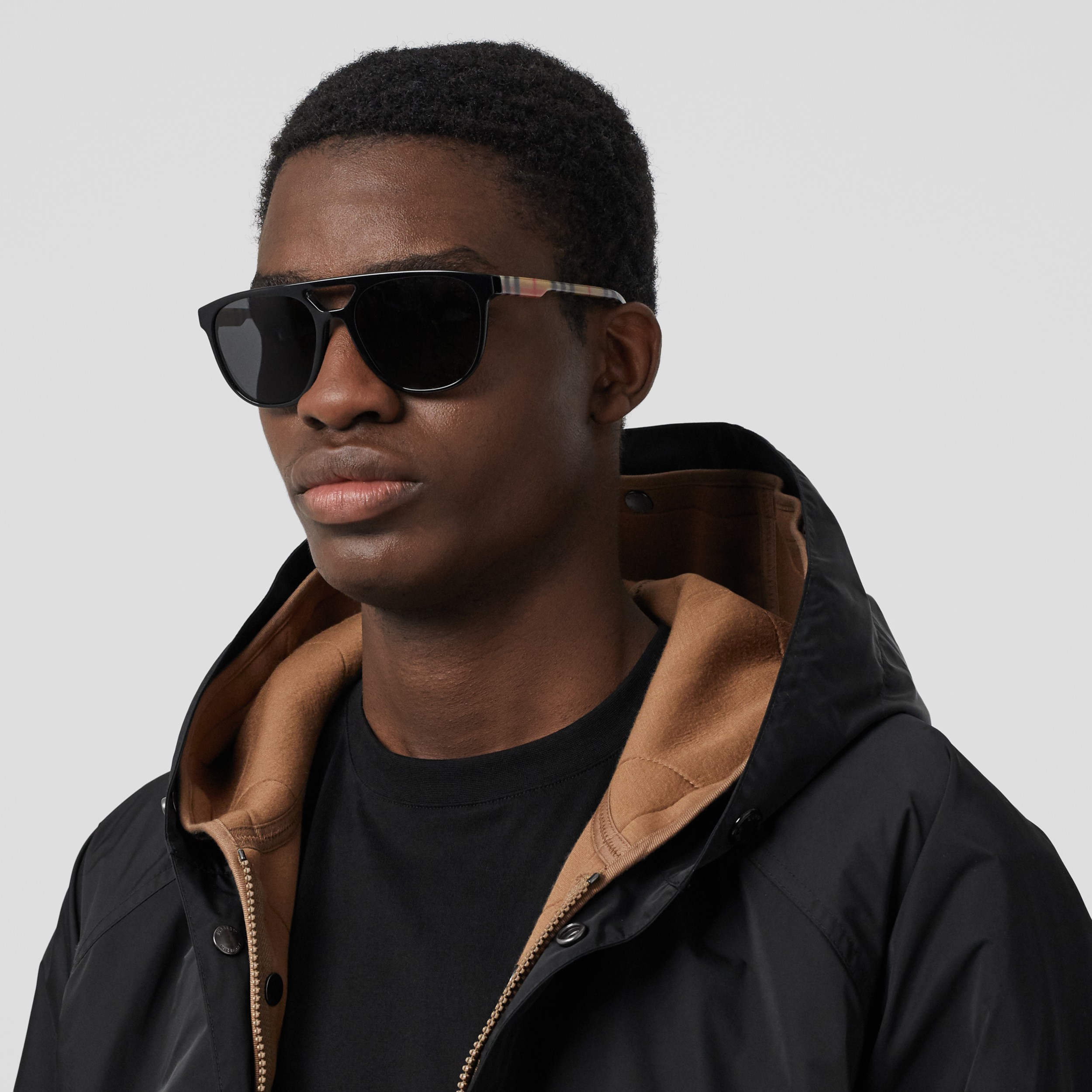 Navigator sunglasses in Black - Men | Burberry United States