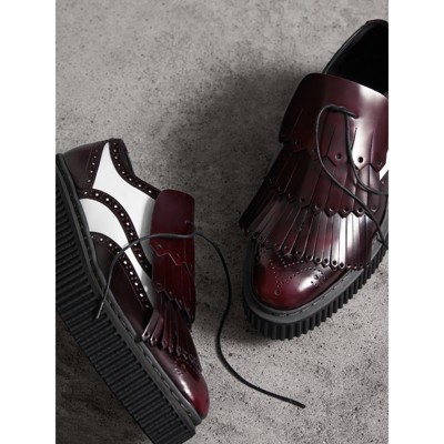 burberry sandals bordeaux