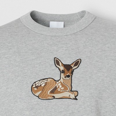 burberry deer sweater