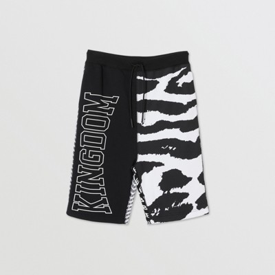 burberry print shorts