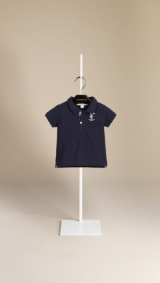 burberry baby 骑士 polo 衫