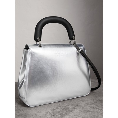 burberry bags silver