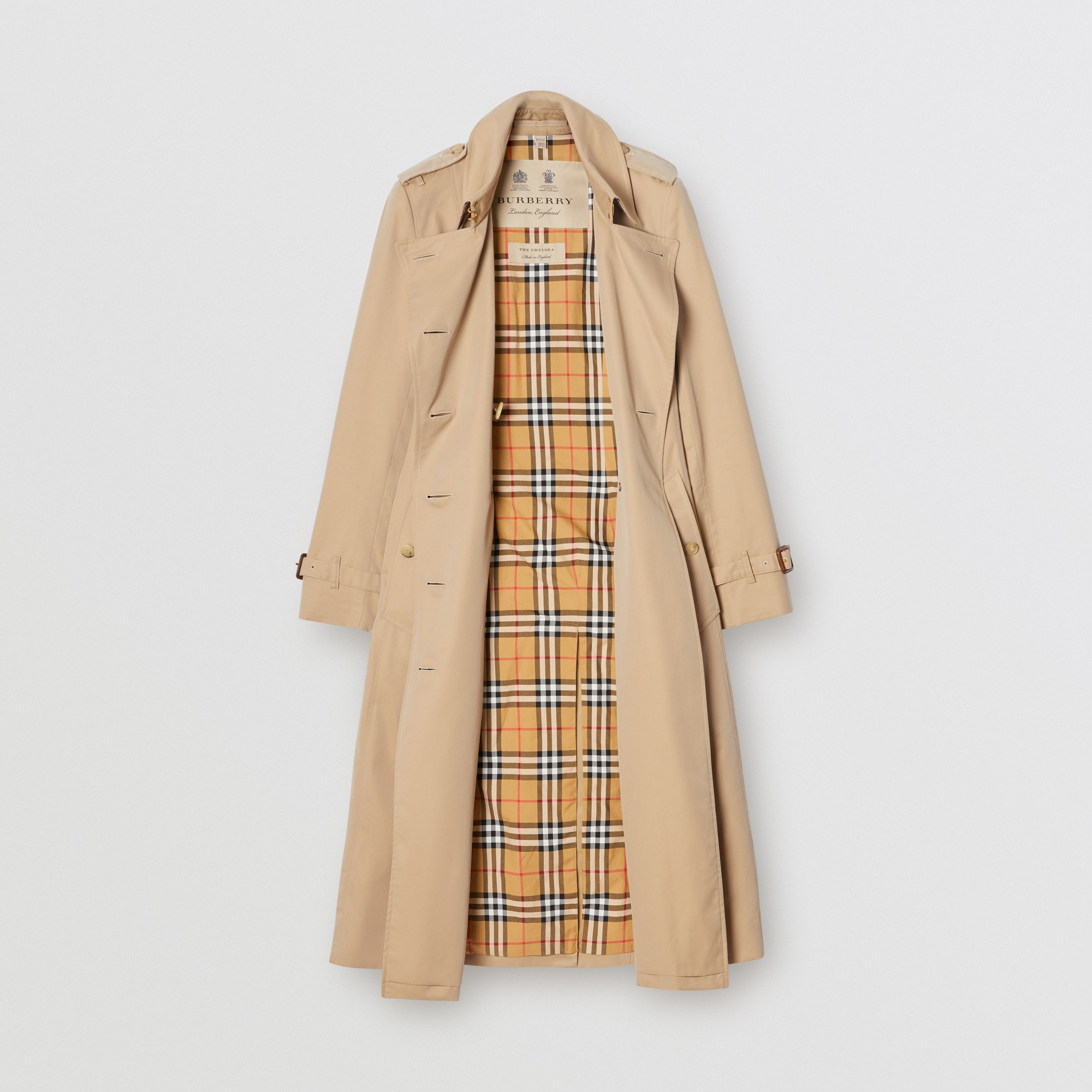 Trench Heritage long The Chelsea (Miel) | Site officiel Burberry® - 4