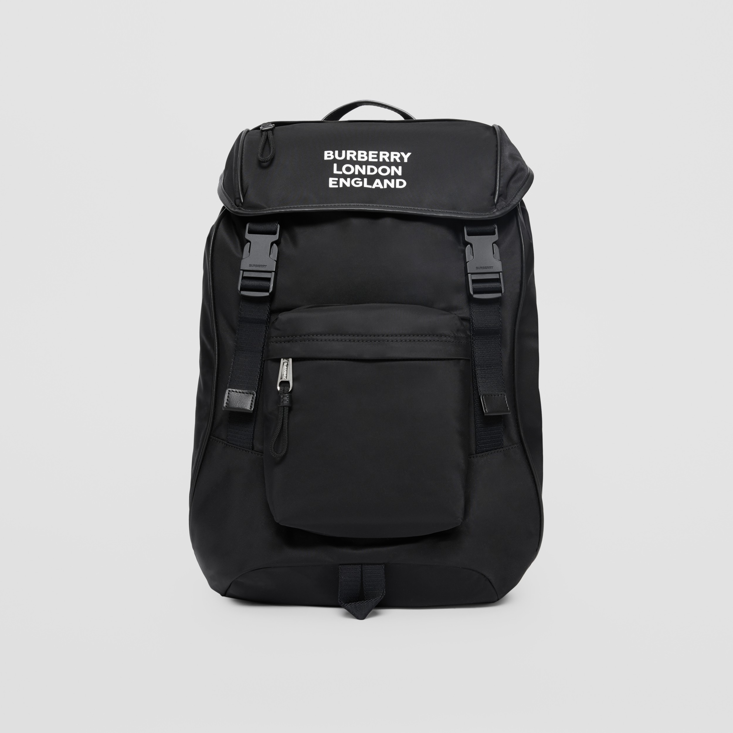 the medium rucksack in logo print econyl