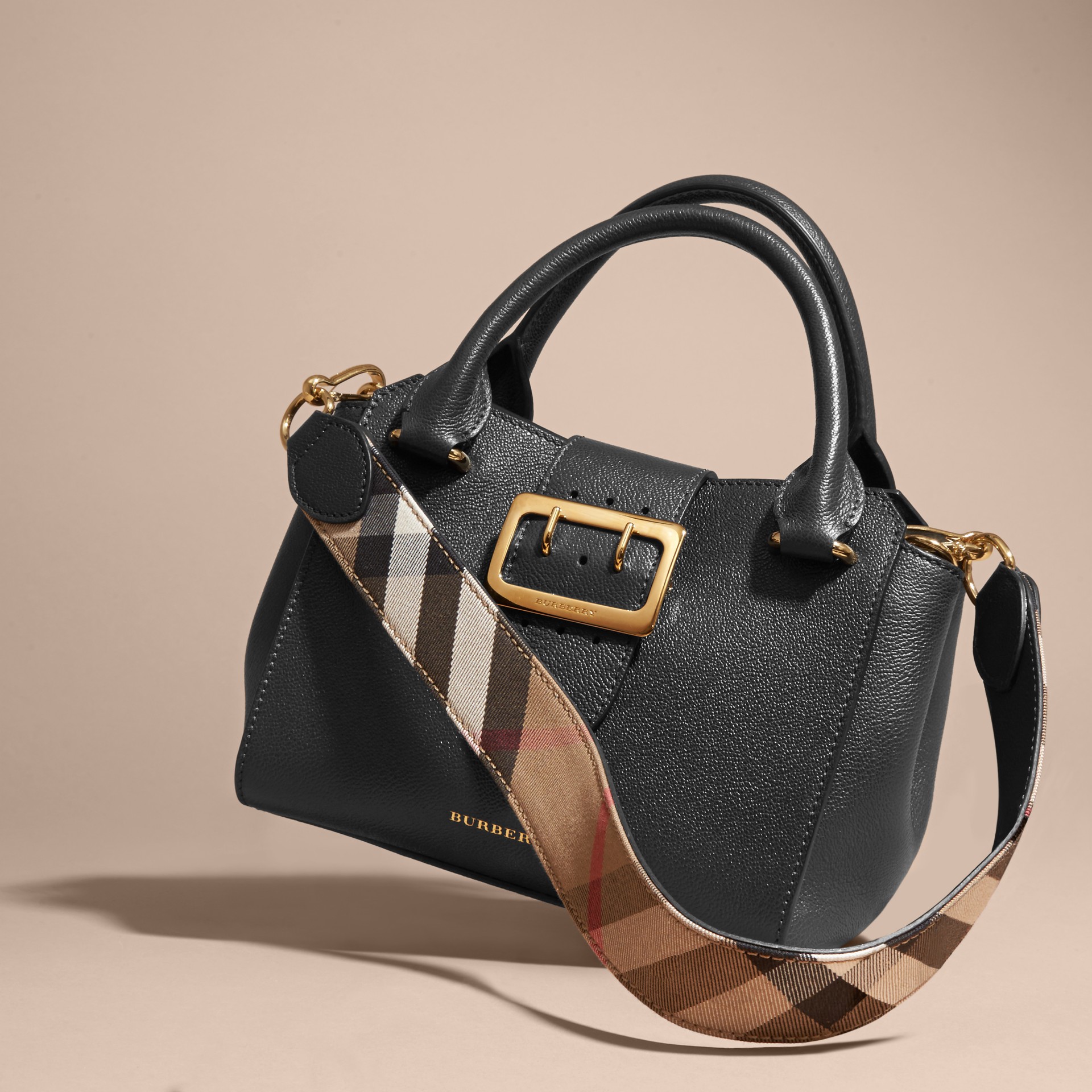 burberry buckle tote