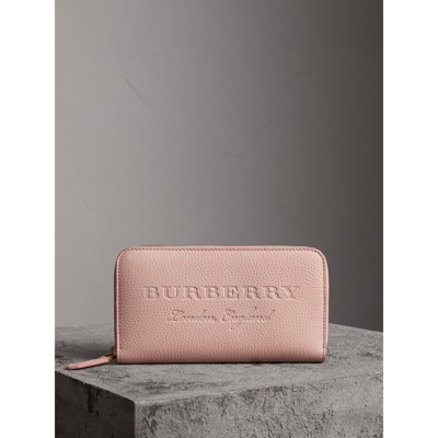 burberry embossed wallet