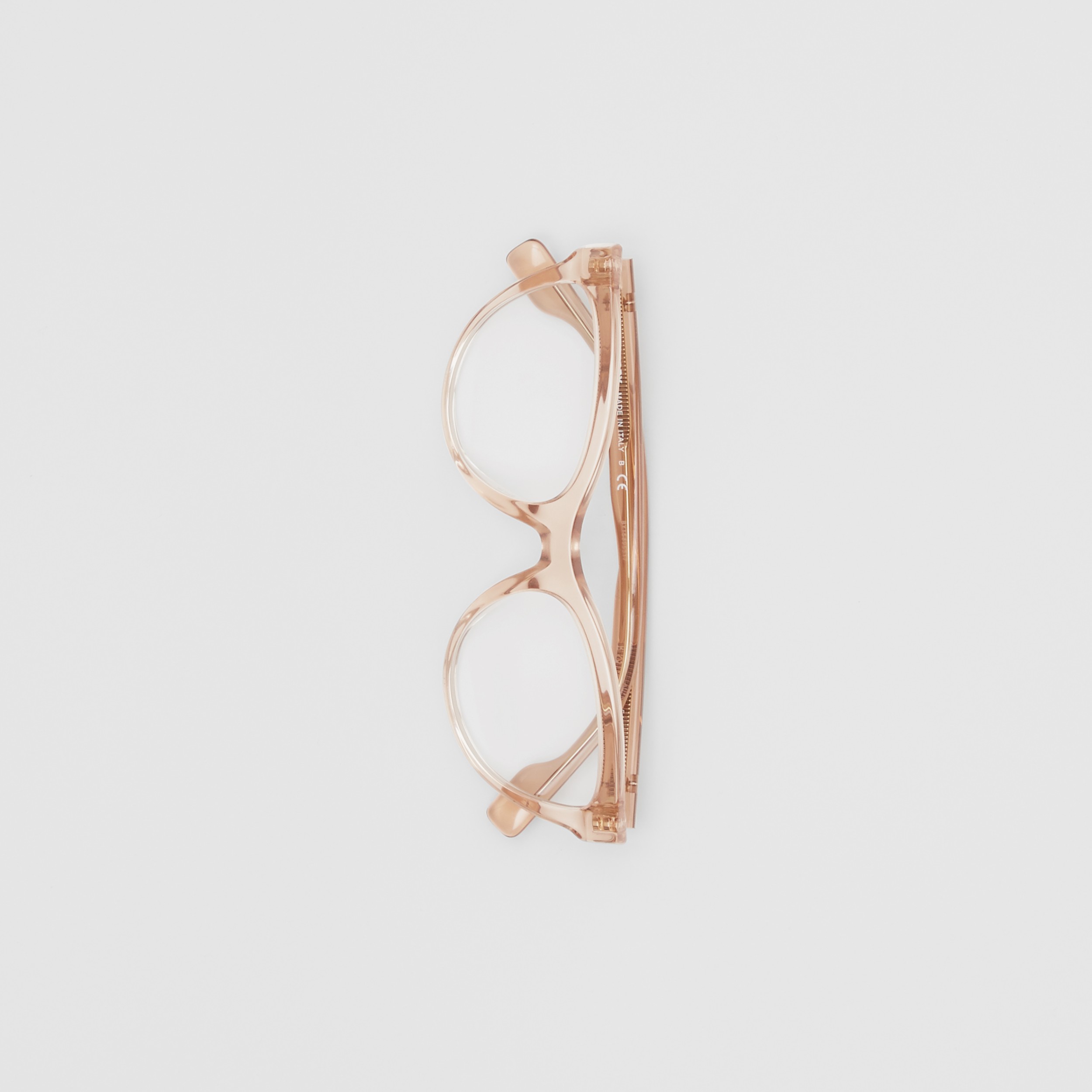  Monogram  Motif  Cat  eye  Optical Frames in Transparent Peach 