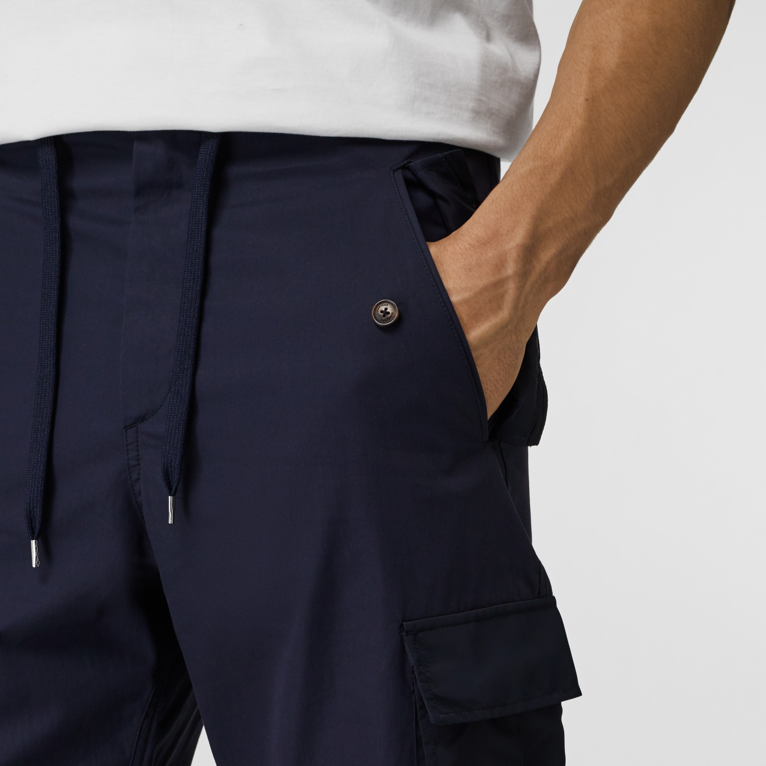 cotton cargo trousers