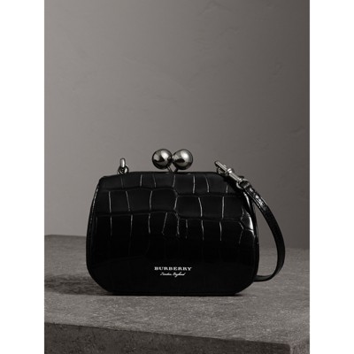 burberry black and white bag