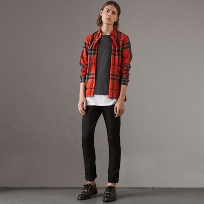 burberry flannel mens