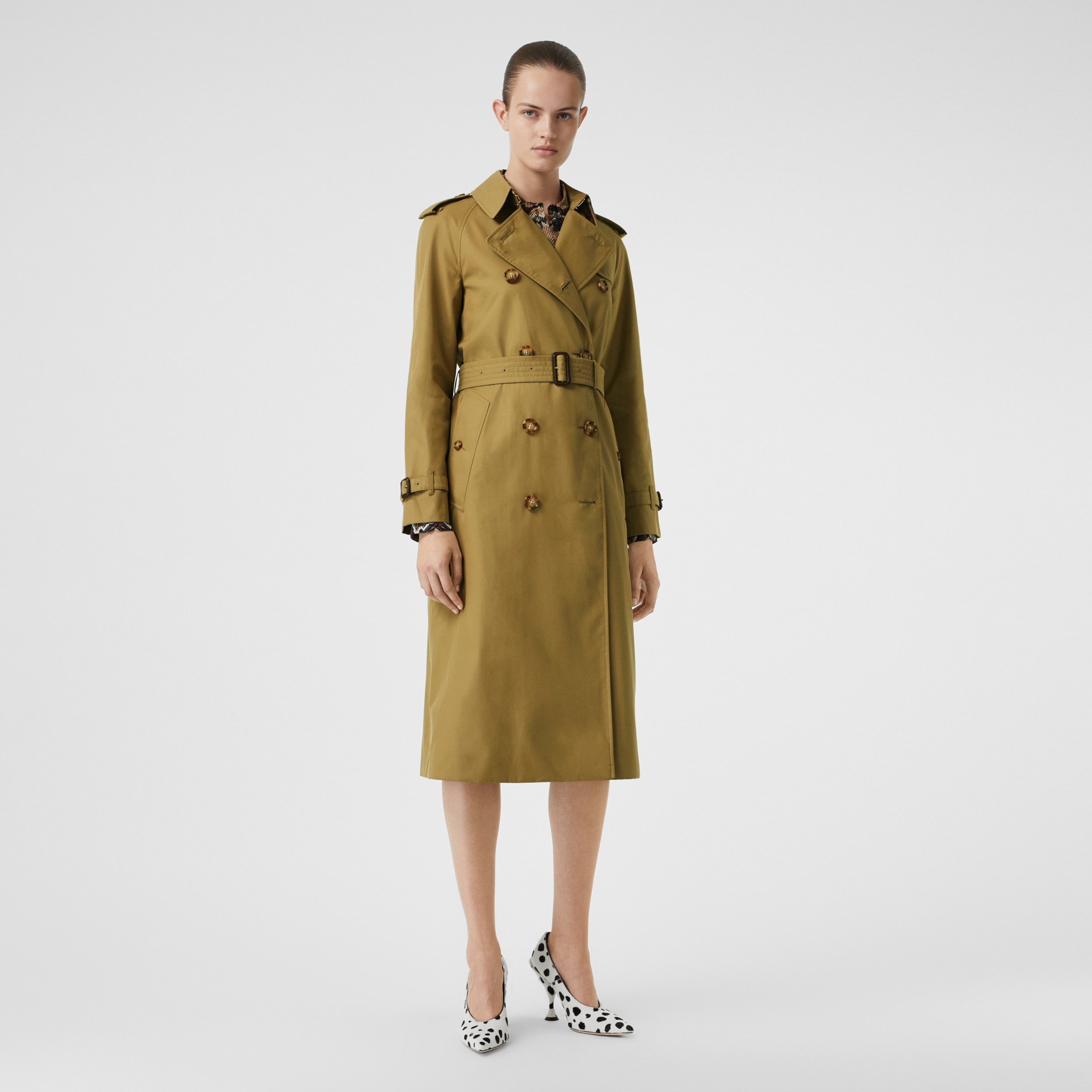 The Waterloo Trench Coat in Rich Olive Women Burberry United States