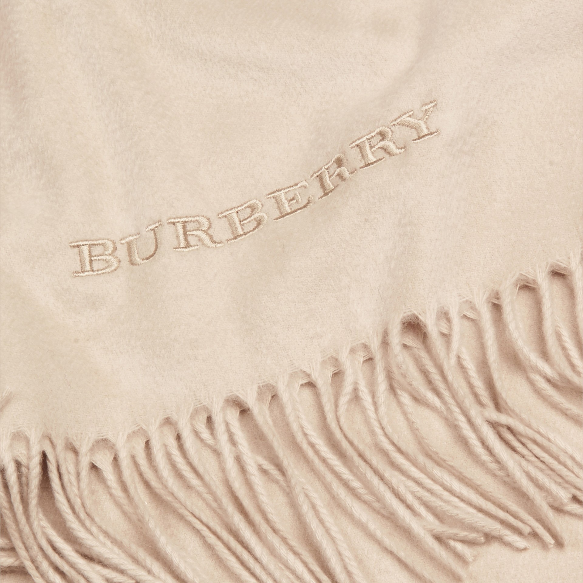 Cashmere Blanket in Stone | Burberry United States