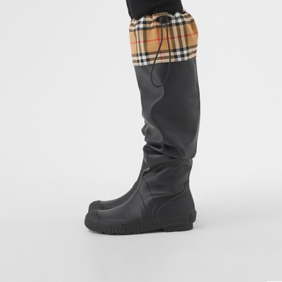 burberry rubber riding boot