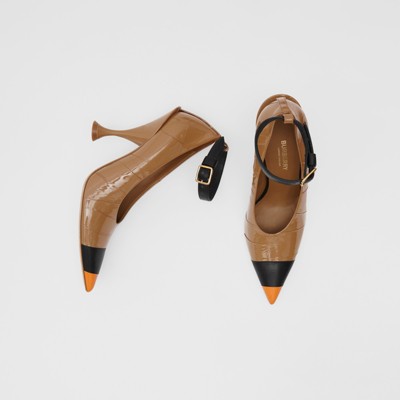 burberry pumps womens orange