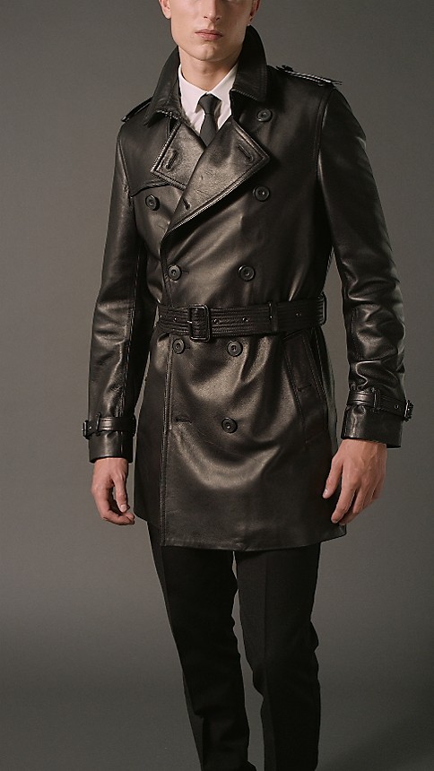 Nappa Leather Trench Coat | Burberry