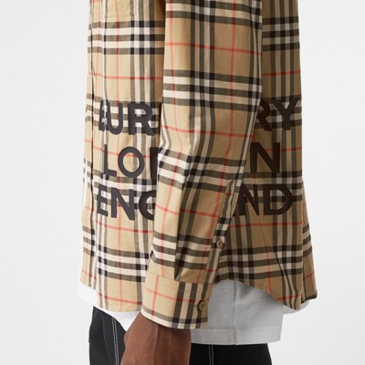 burberry print shirt