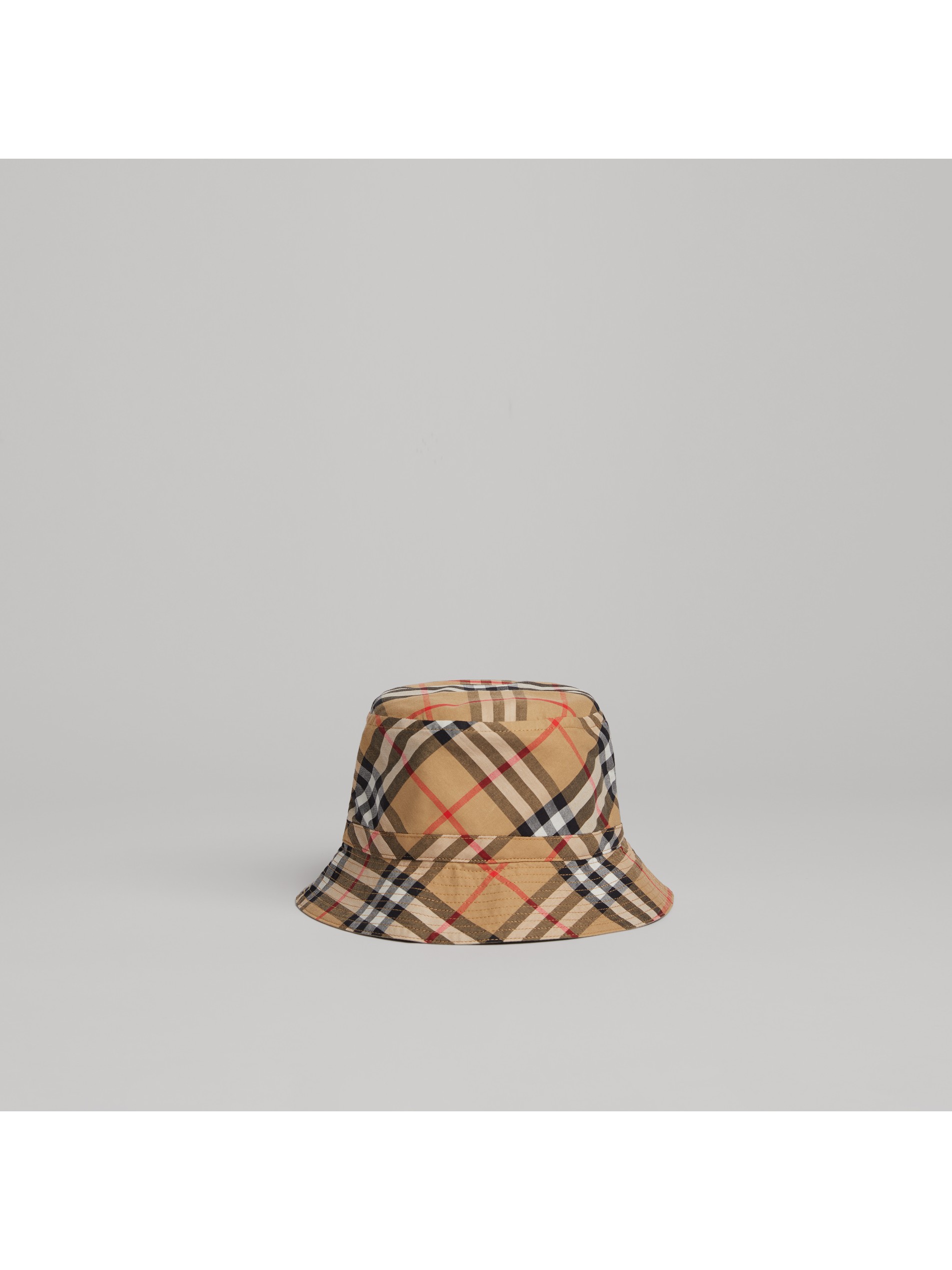 vintage 格纹渔夫帽 (古典黄色) | burberry 博柏利