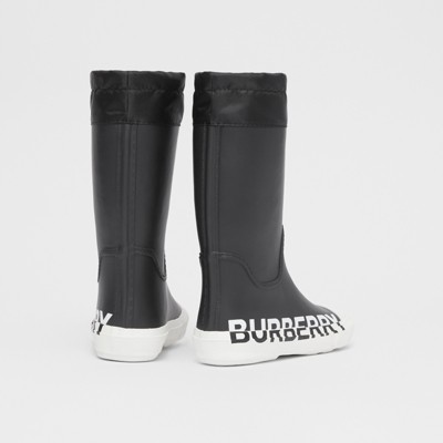 children's burberry rain boots