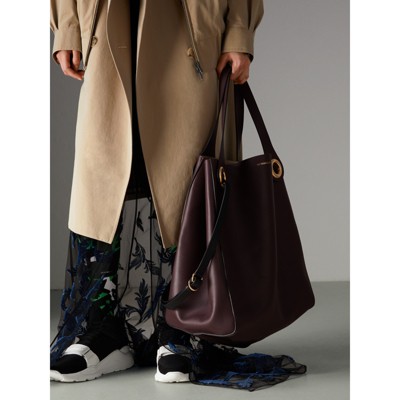 burberry the leather grommet detail backpack