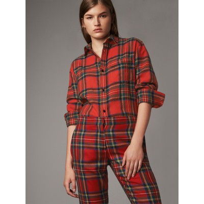 burberry button up womens