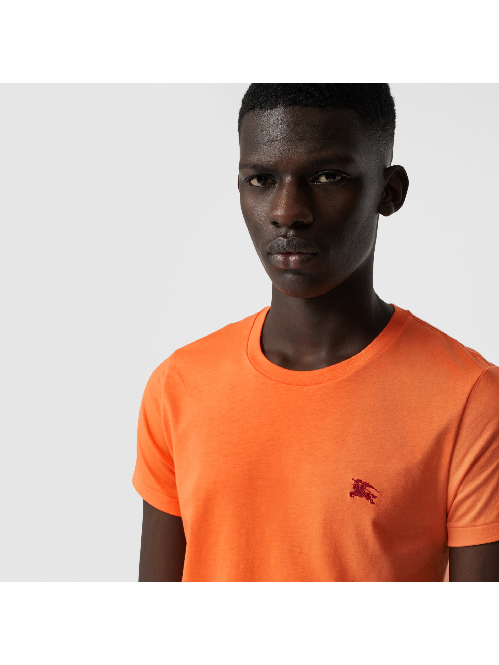 bright orange cotton jersey t-shirt image11