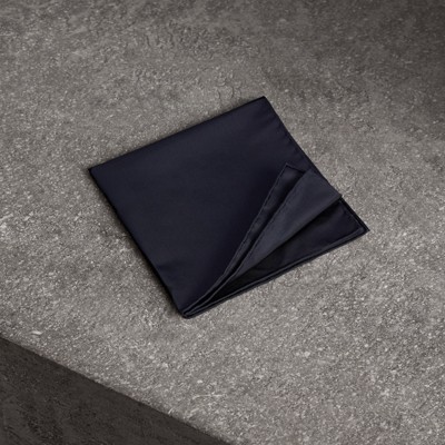 seta Blu Notte taschino Uomo Fazzoletto in da Burberry t4wZ4z