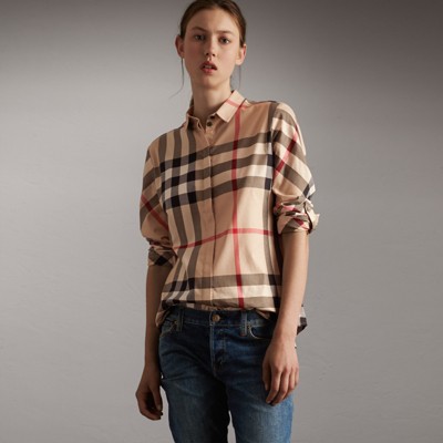 burberry check shirt