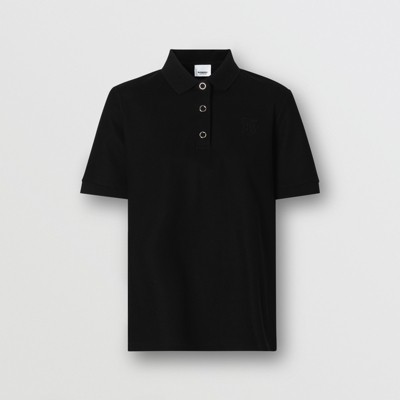 Monogram Motif Cotton Piqué Polo Shirt 
