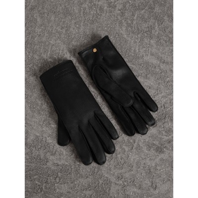 burberry ladies leather gloves