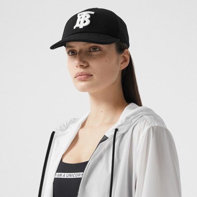 monogram motif baseball cap