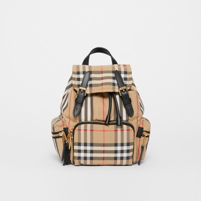 The Small Rucksack in Vintage Check and 