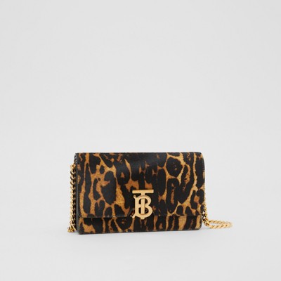 burberry leopard bag