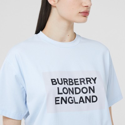 burberry logo print shirt