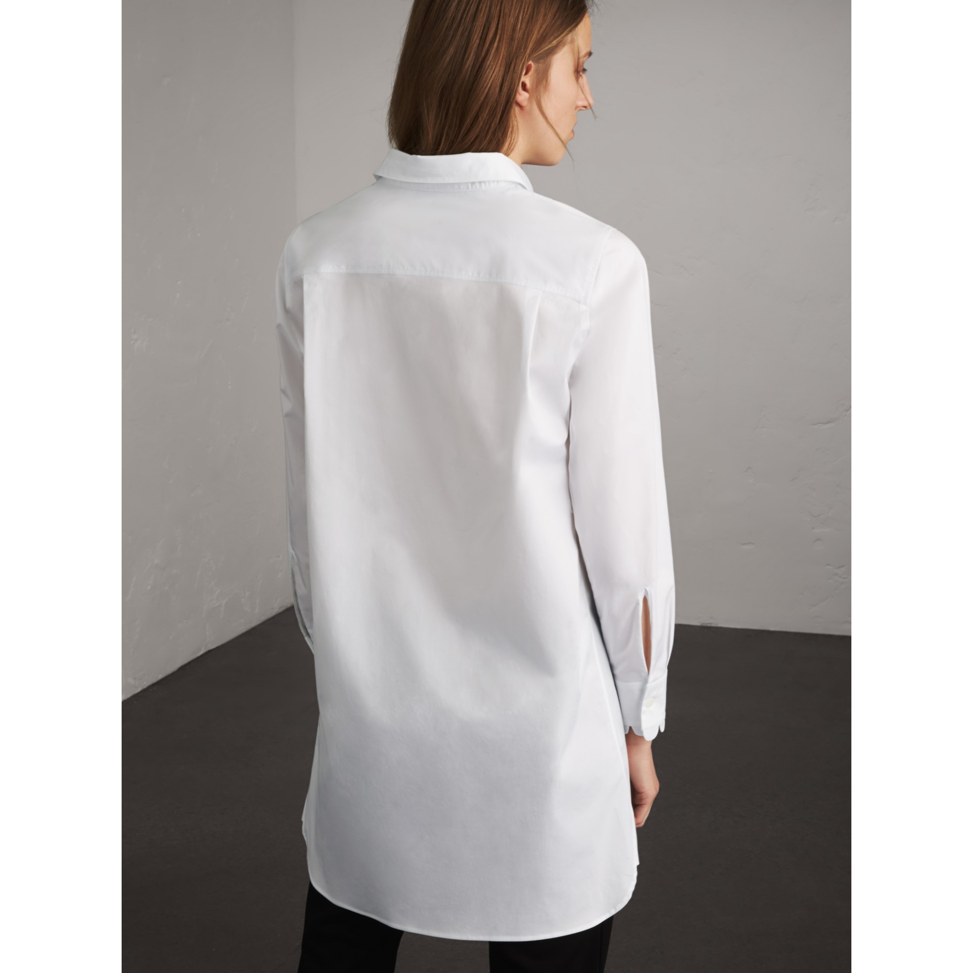 white pintuck shirt