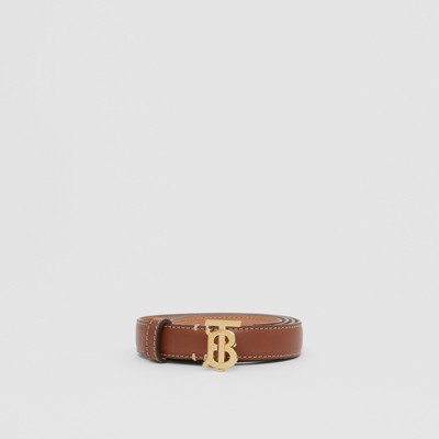 tan burberry belt