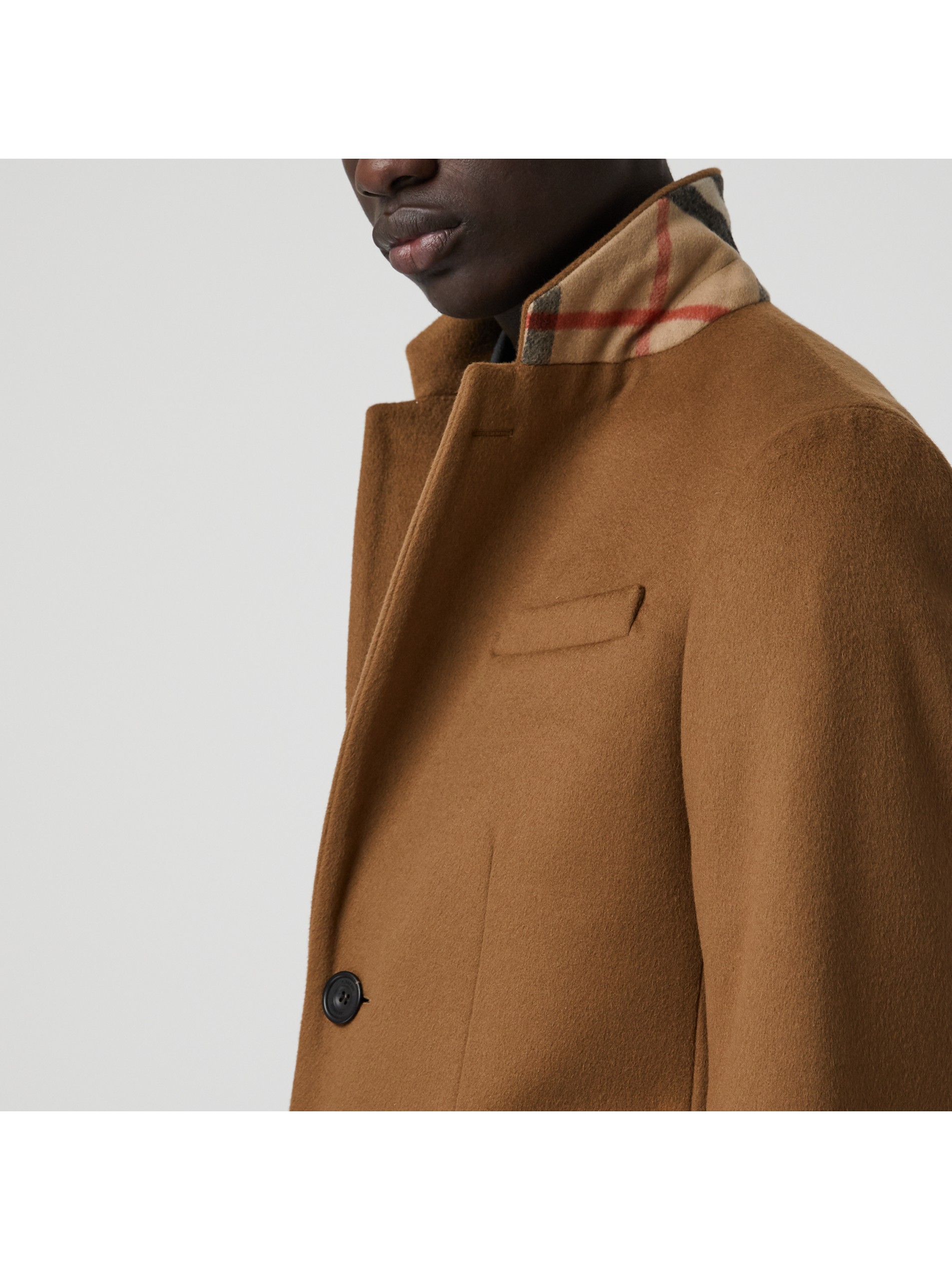 深驼色 羊毛混纺量裁大衣 产品图片11