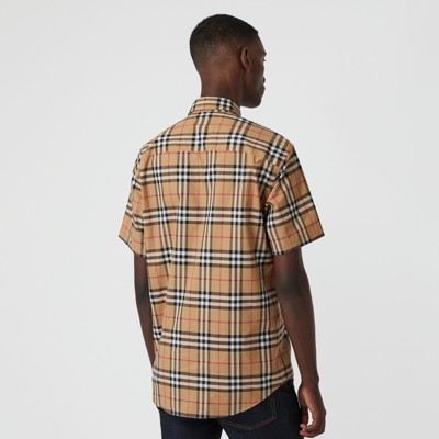 Short-sleeve Vintage Check Shirt in 