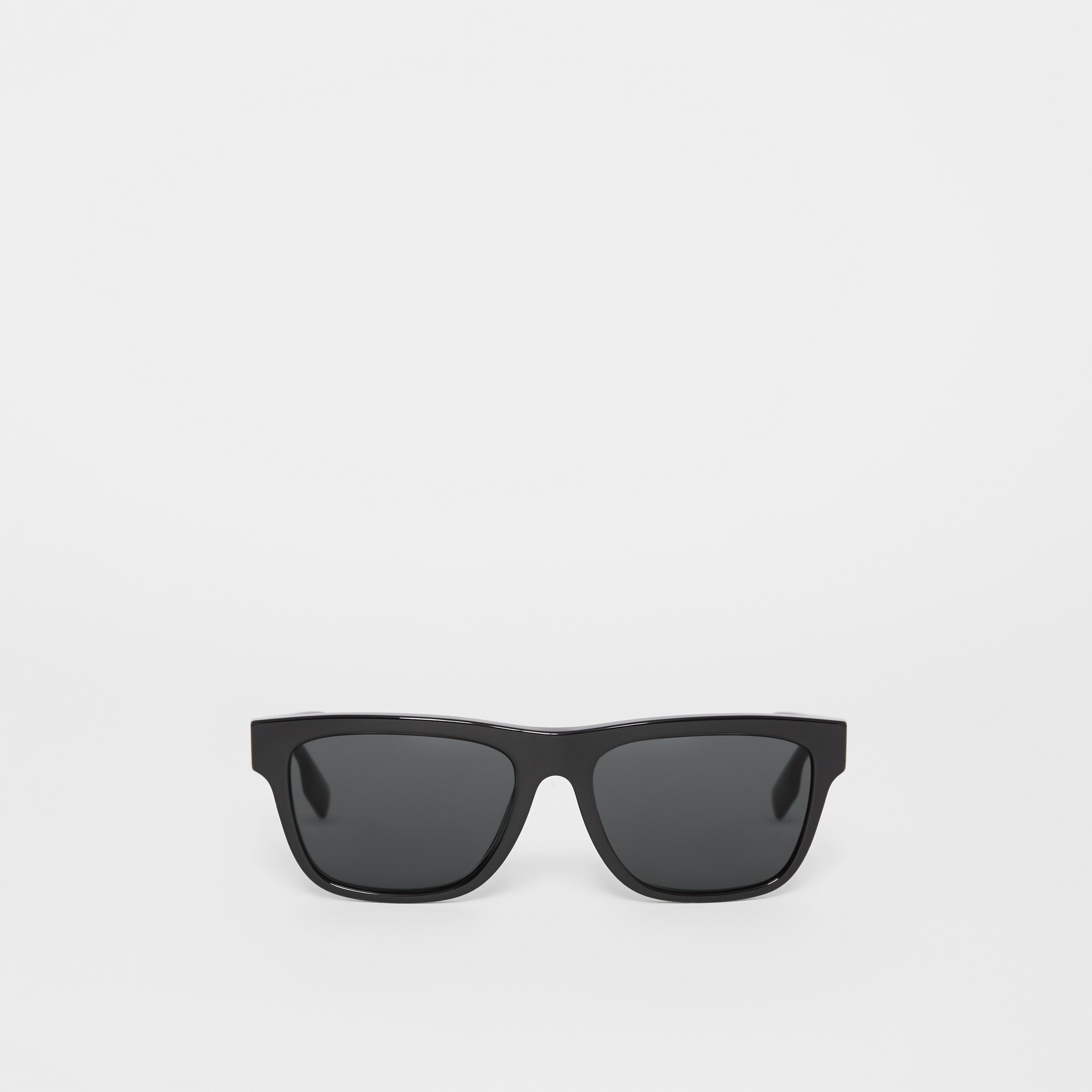 Square Frame Sunglasses in Black - Men | Burberry® Official - 1