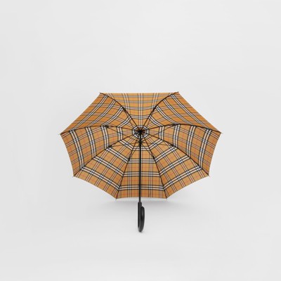 Vintage Check Umbrella in Archive Beige 