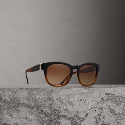 burberry spark square frame sunglasses