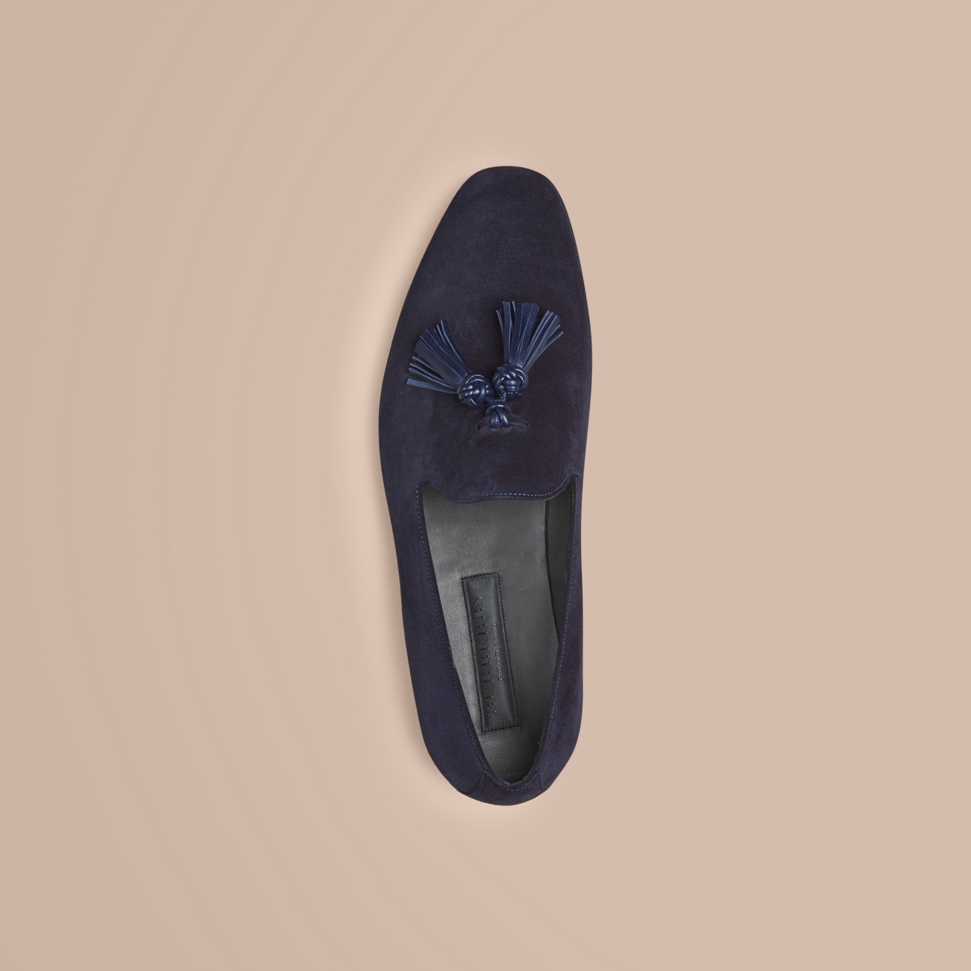 whole cut loafers whole cut suede tassel loafers midnight blue navy burberry whole cut loafers whole cut suede tassel loafers midnight blue navy burberry