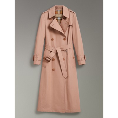 pink burberry trench coat