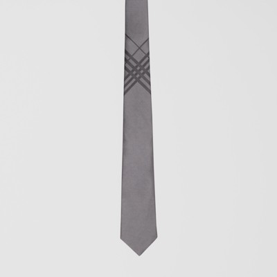 burberry tie grey